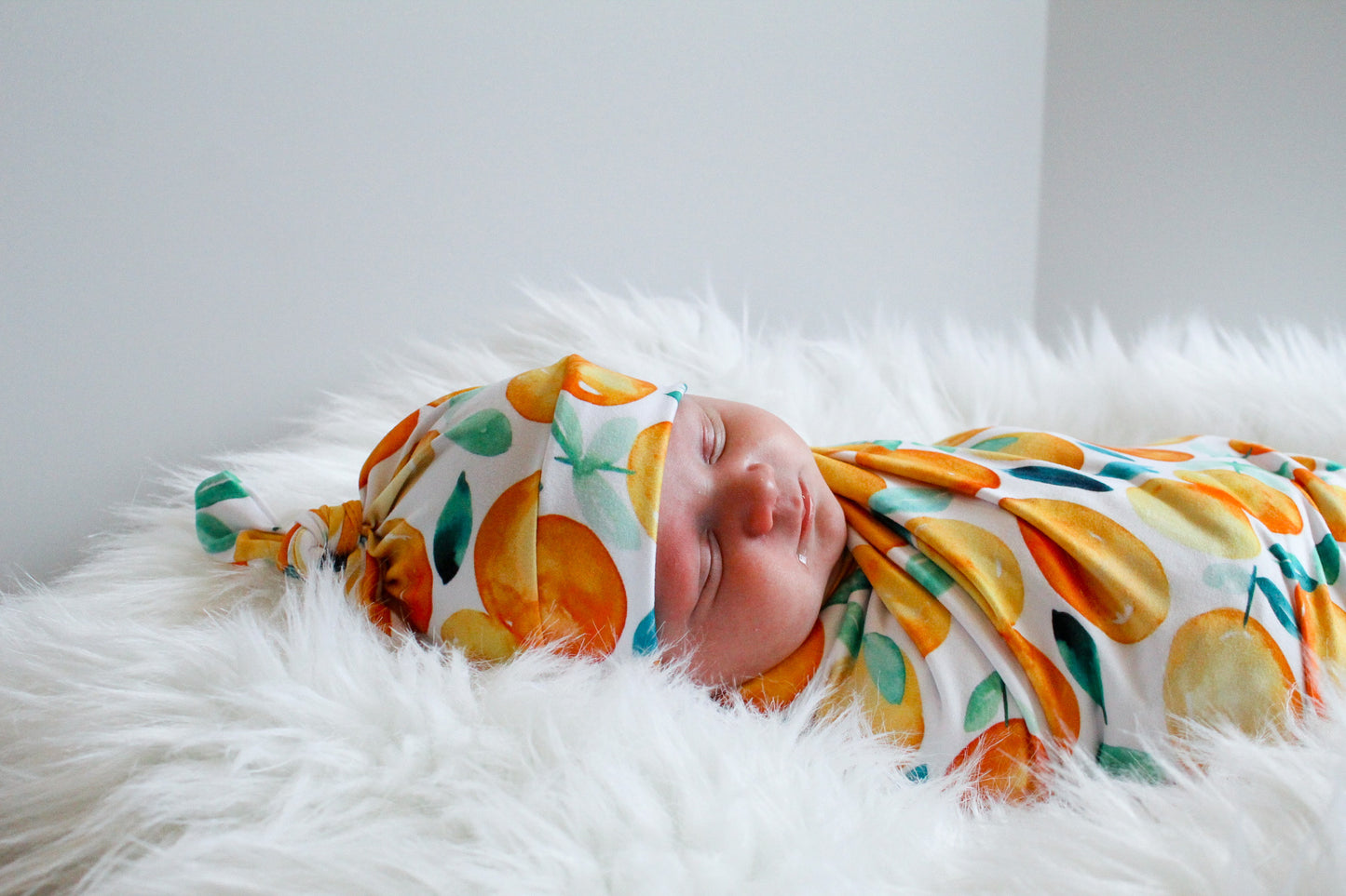 Orange - Swaddle Blanket