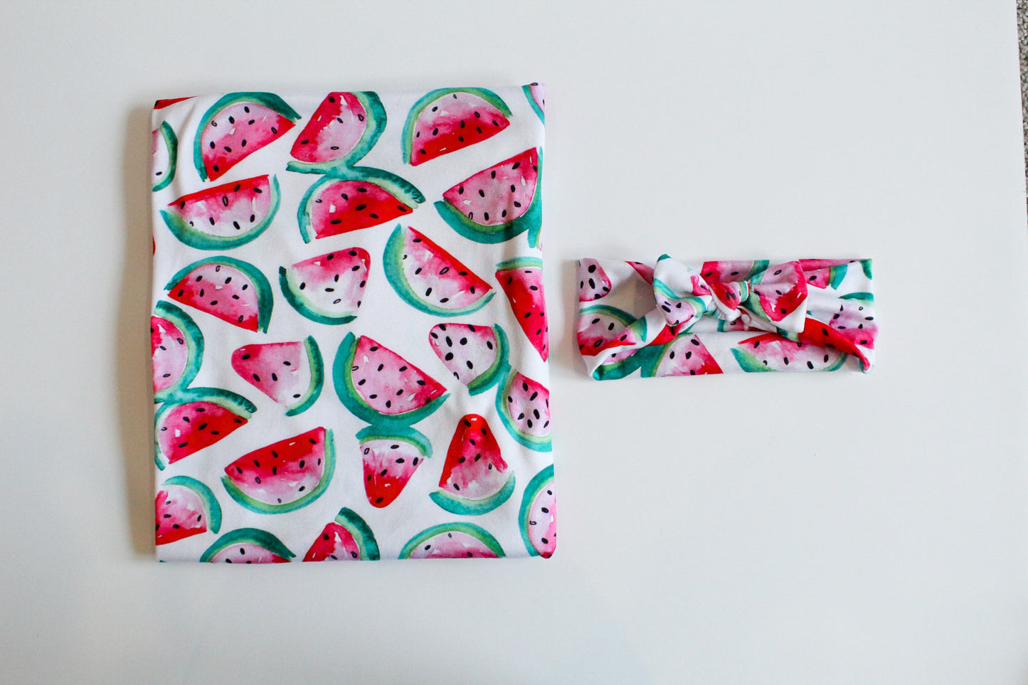 Watermelon - Swaddle Blanket