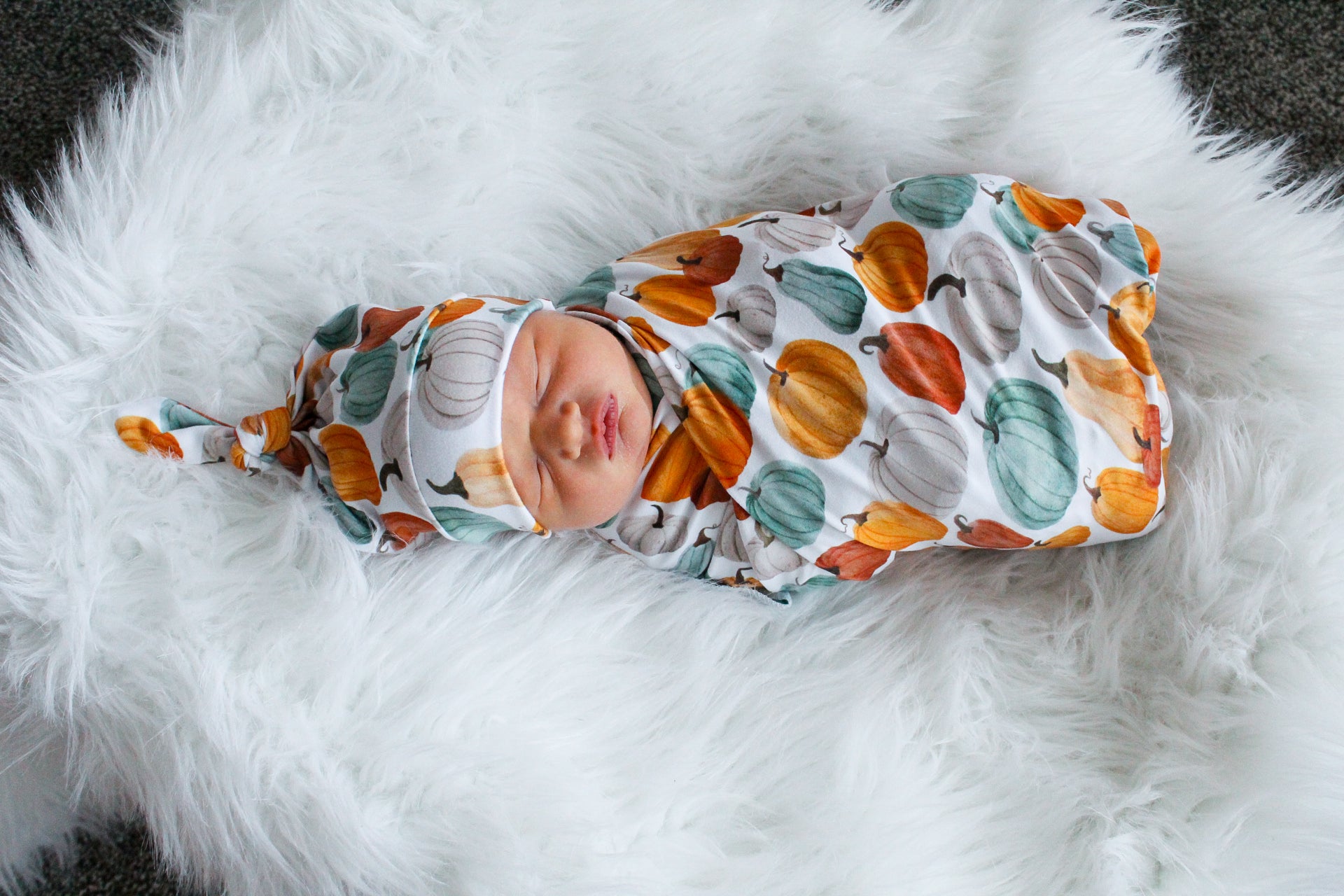 Pumpkin outlet swaddle set