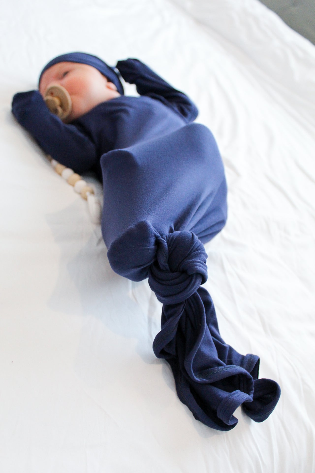 Navy - Knotted Gown