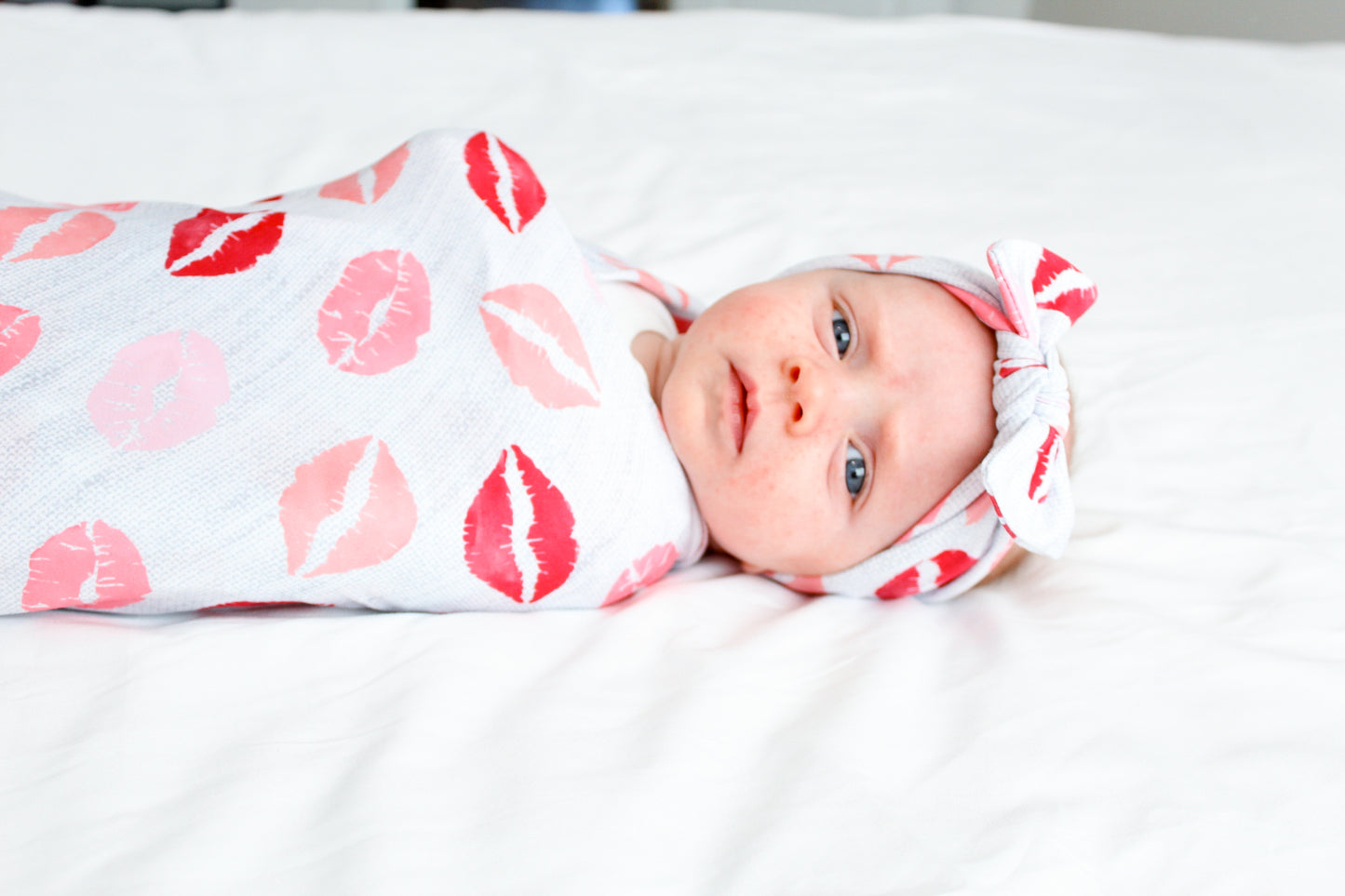 Kiss - Swaddle Blanket