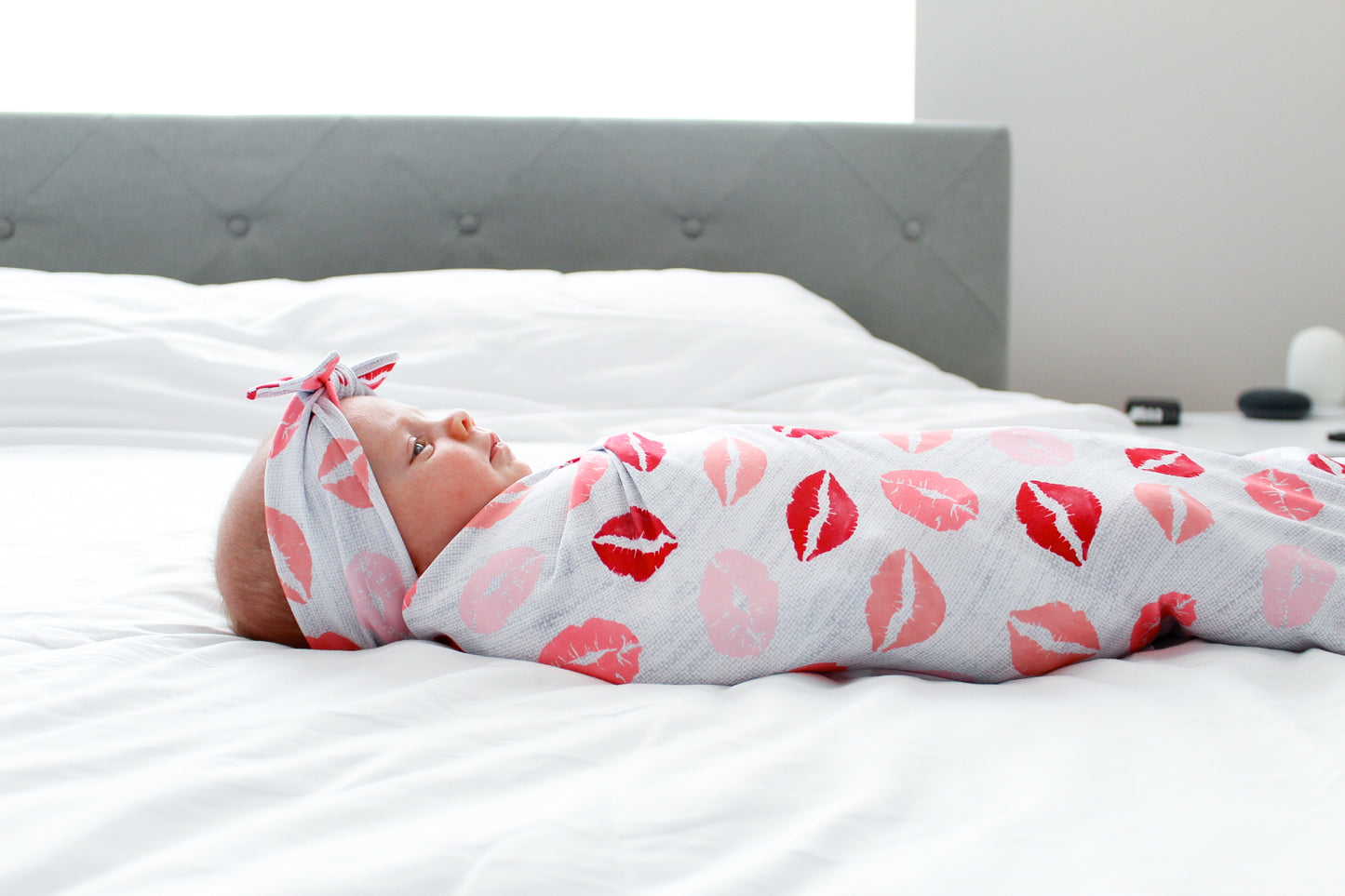 Kiss - Swaddle Blanket