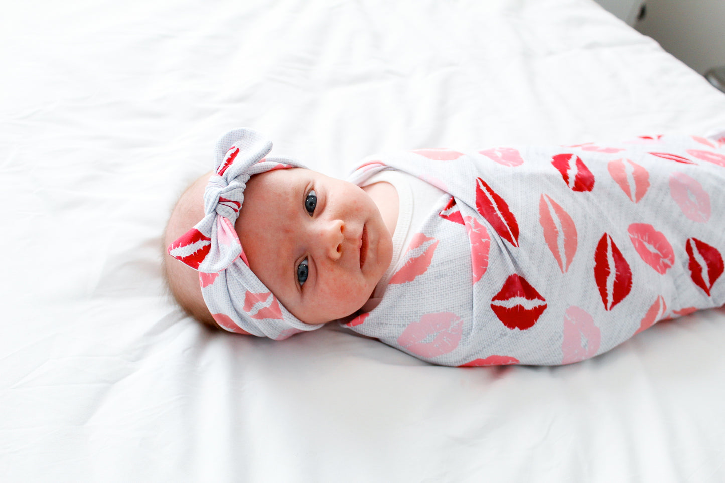 Kiss - Swaddle Blanket