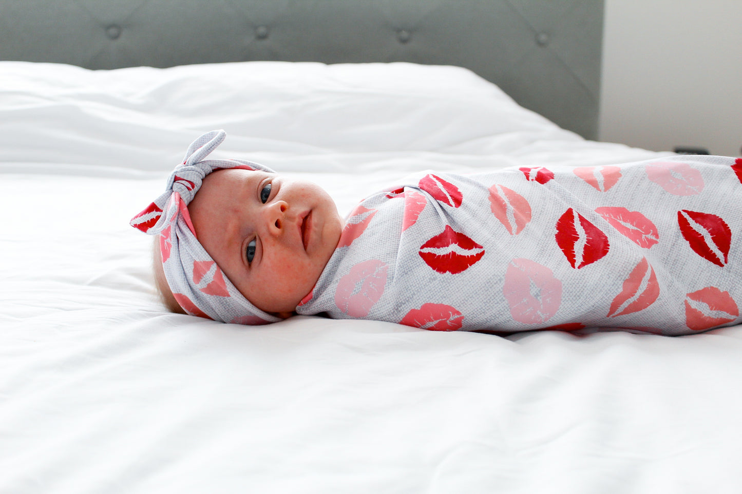 Kiss - Swaddle Blanket