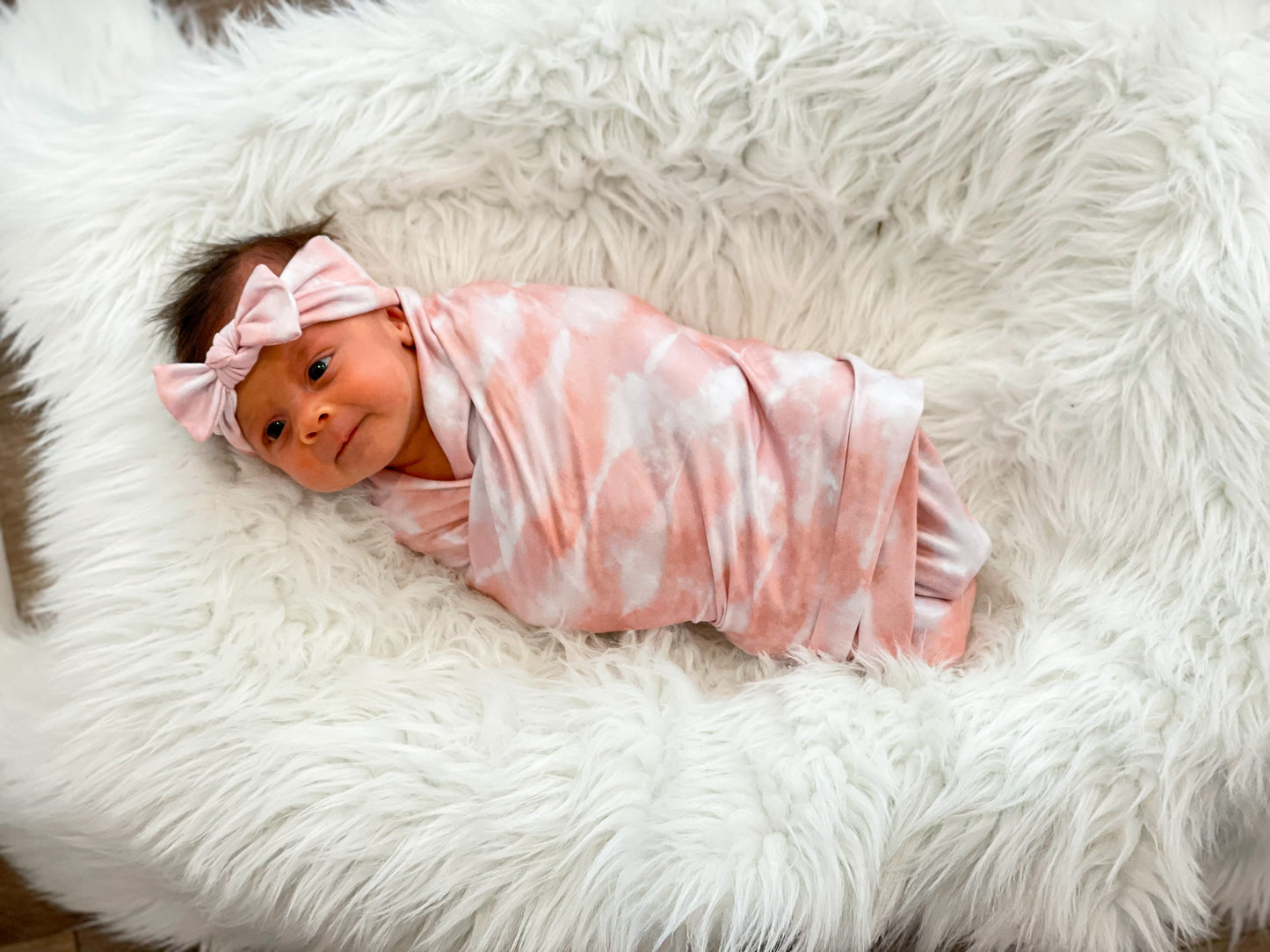 Peach - Swaddle Blanket