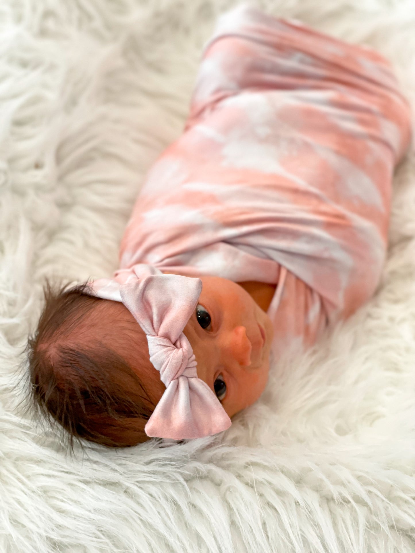 Peach - Swaddle Blanket