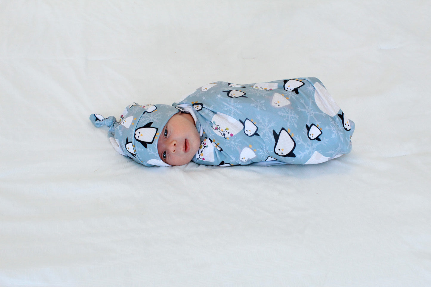 Penguins- Swaddle Blanket