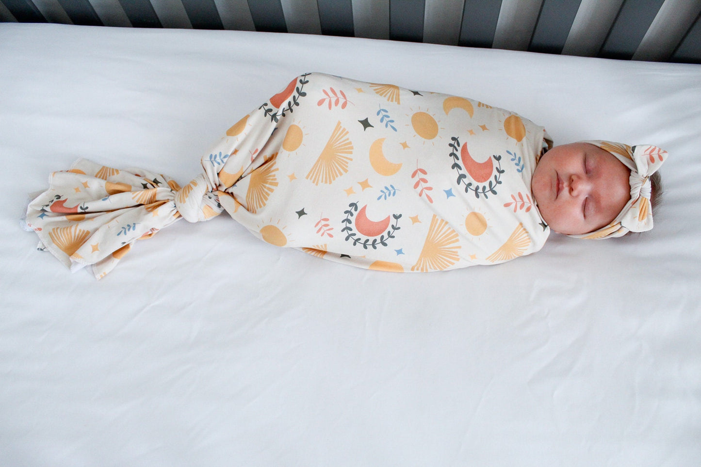 Sun and Moon - Swaddle Blanket