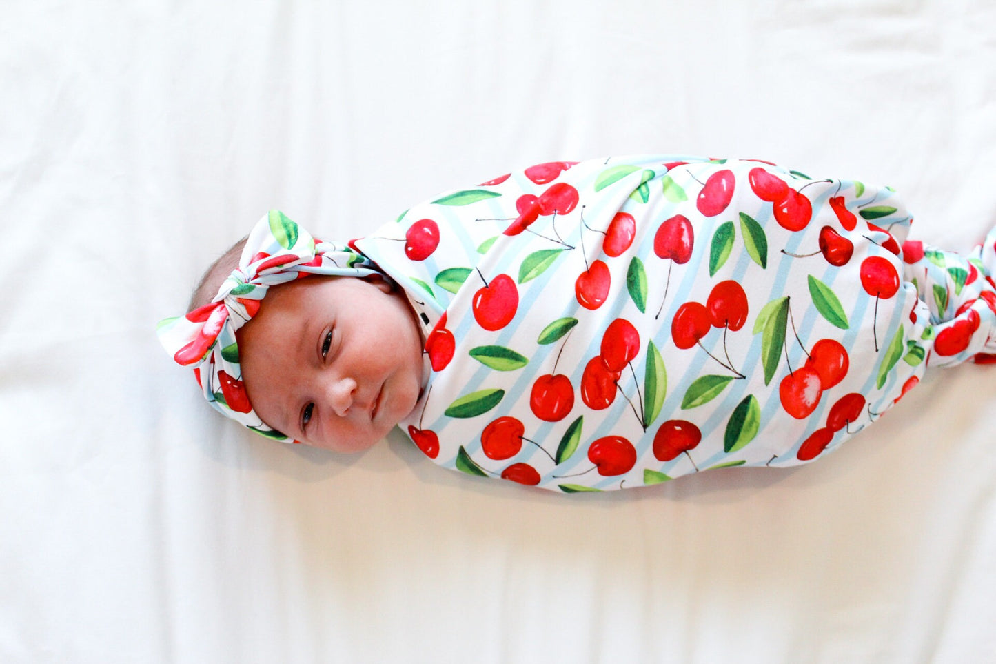 Cherry - Swaddle Blanket