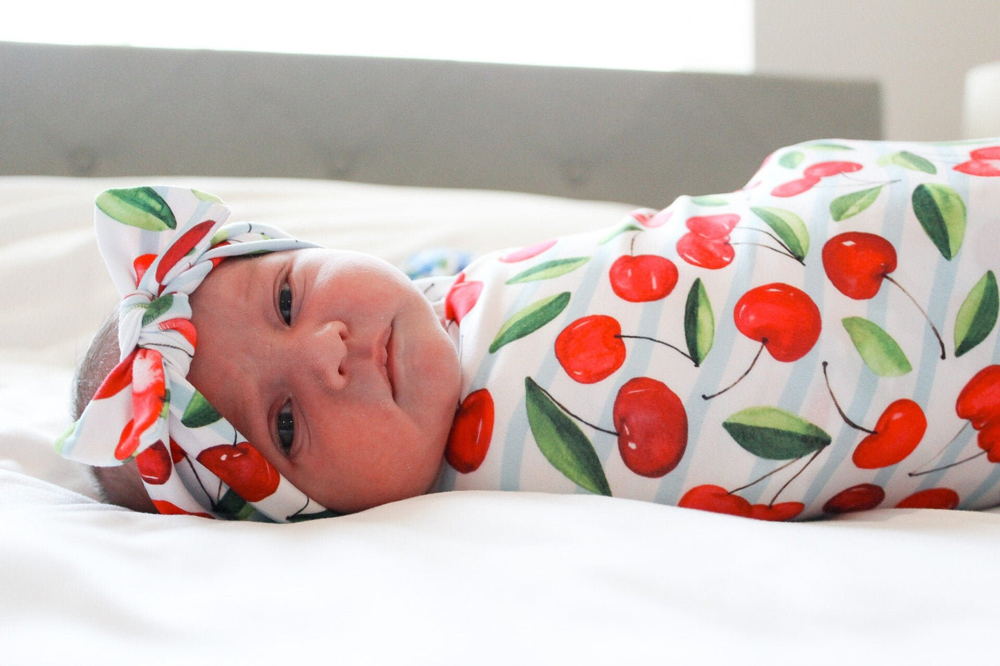 Cherry - Swaddle Blanket