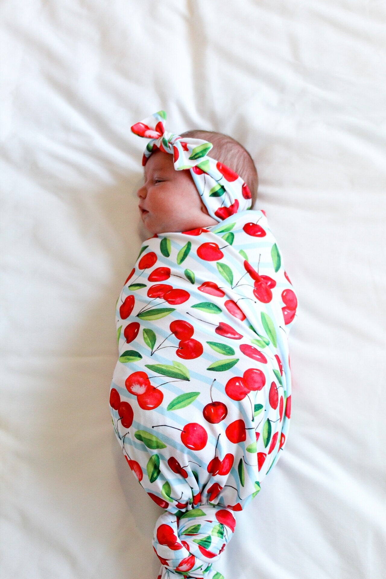 Cherry - Swaddle Blanket