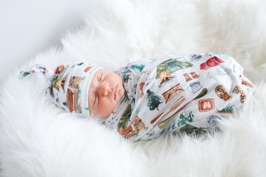 Camping - Swaddle Blanket