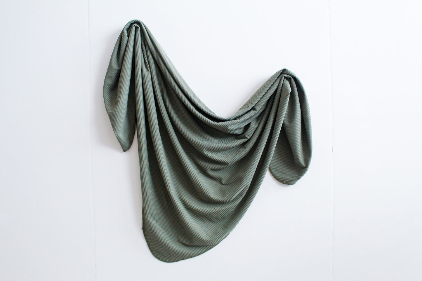 Ribbed Green - Swaddle Blanket