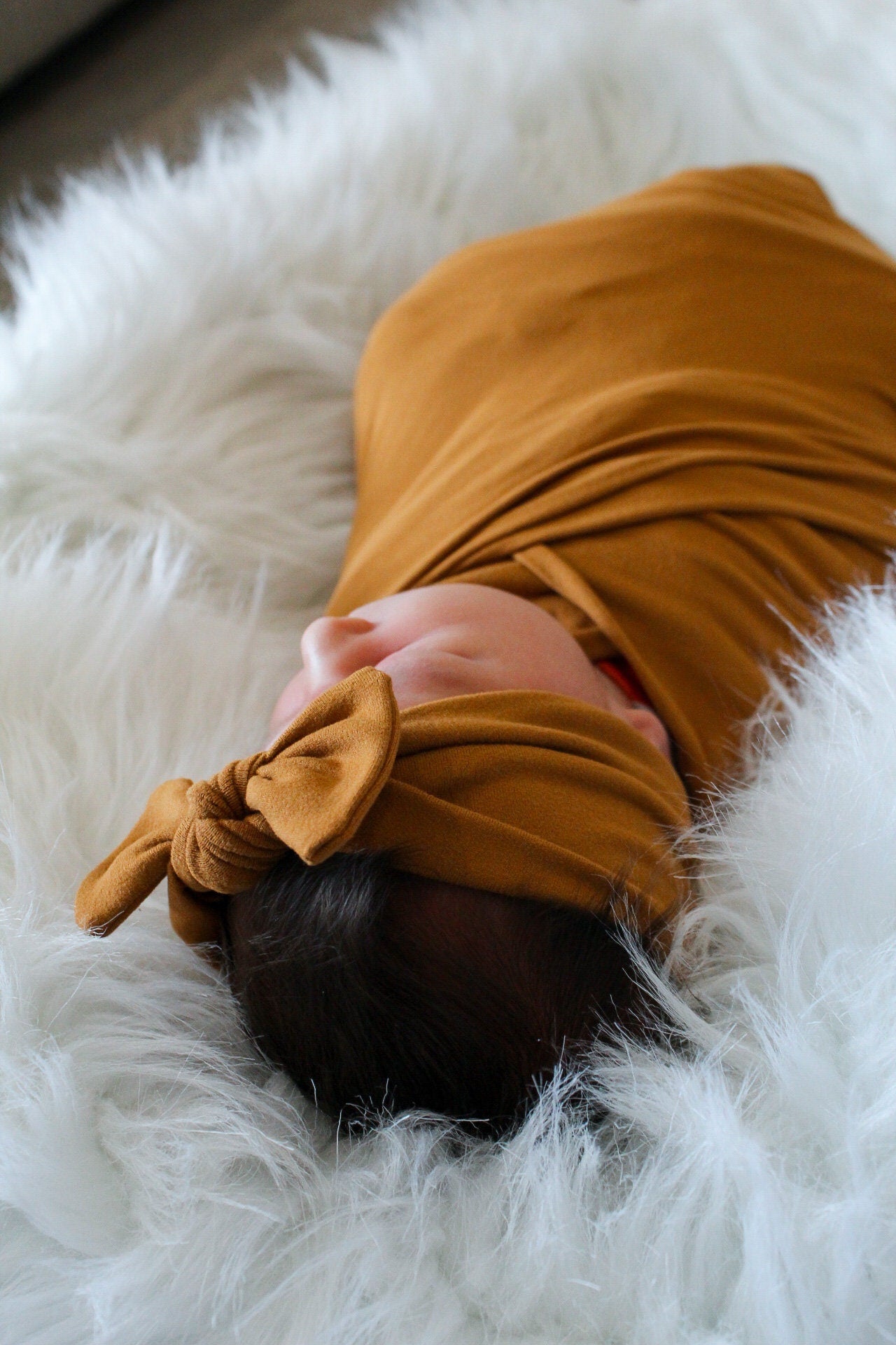 Tan - Swaddle Blanket