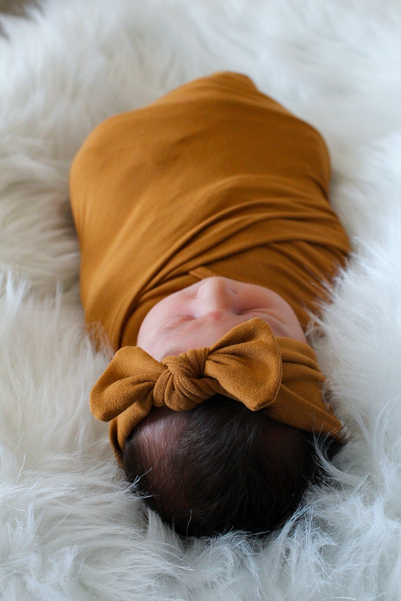 Tan - Swaddle Blanket