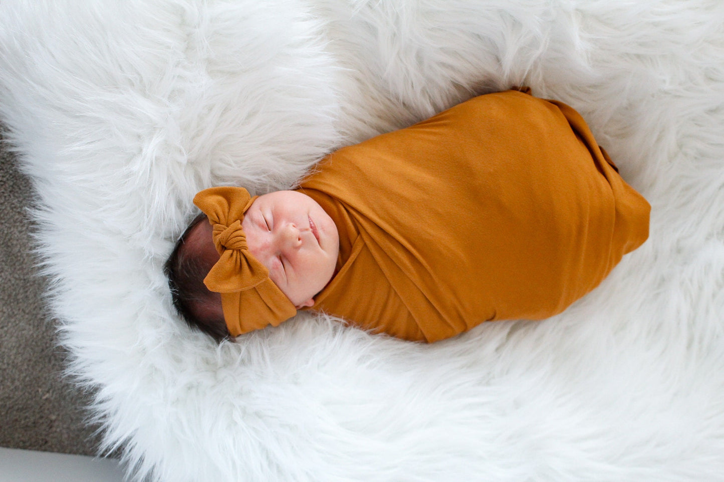 Tan - Swaddle Blanket